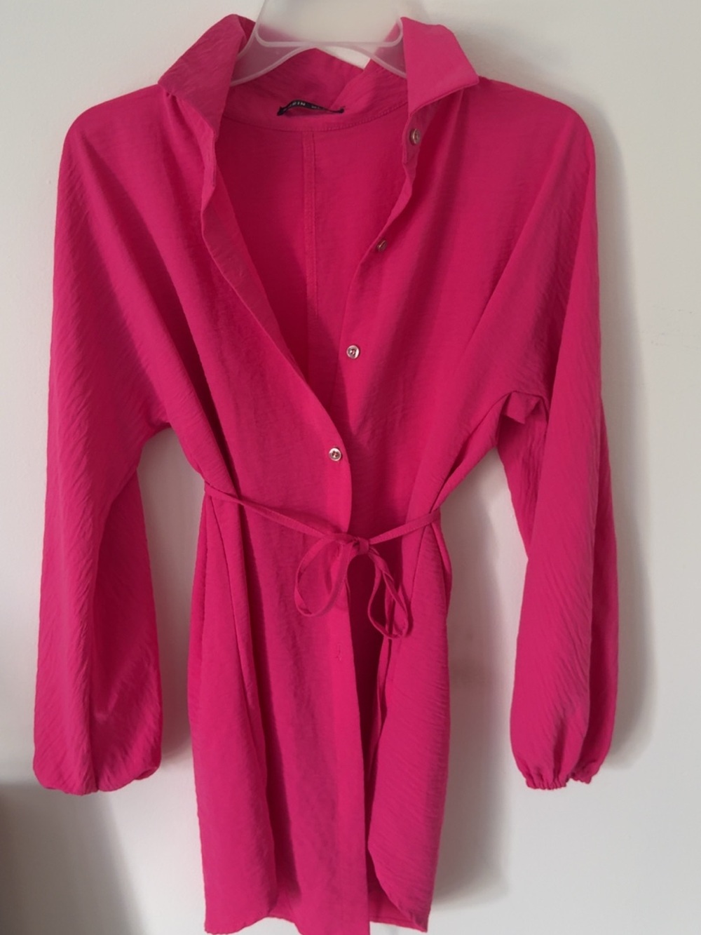 SHEIN Hot Pink TShirt Dress